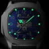 CHENXI - automatic mechanical Quartz watch - waterproof - skeleton design - silver / blackWatches