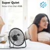 Mini desk fan - ventilator - ultra quiet - USBAccessories
