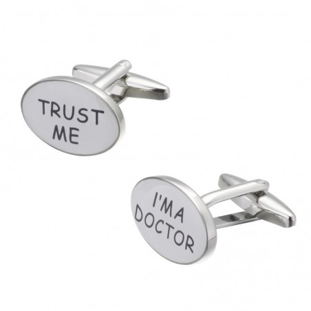 "I'm A Doctor" / "Trust Me" - cufflinksCufflinks