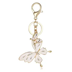 Crystal butterfly - keychainKeyrings