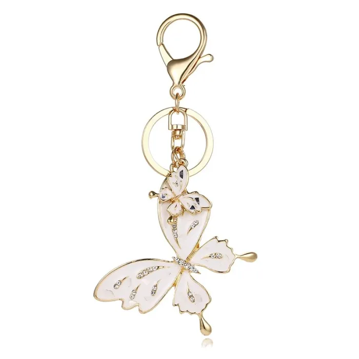 Crystal butterfly - keychainKeyrings