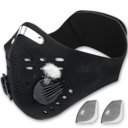 Protective face / mouth mask - KN95 - with PM25 filter - air valve - anti bacterialMouth masks