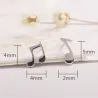 Music notes - stud earringsEarrings