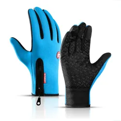 Warm skiing gloves - touch screen function - zipper - waterproofGloves