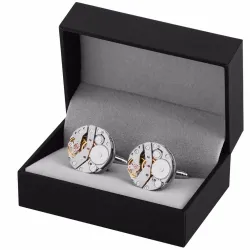 Mechanical watch movement - elegant cufflinksCufflinks