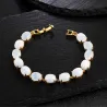 Elegant bracelet - natural moonlight stone - 925 sterling silverBracelets