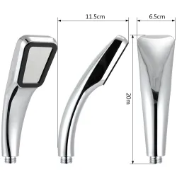 Square shower head - 300 holes - high pressure - chromeShower Heads