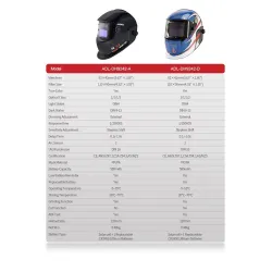 Welding mask - automatic darkening helmet - TIG - MIG - ARC - grindingHelmets