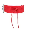 Wide self-tie belt - soft leatherBelts
