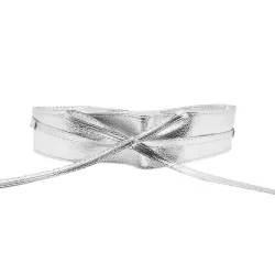 Wide self-tie belt - soft leatherBelts