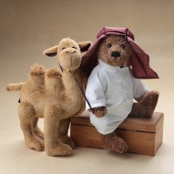 Arab style teddy bear - with camel - plush toyCuddly toys