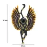 Flying angel cat with wings - enamel broochBrooches