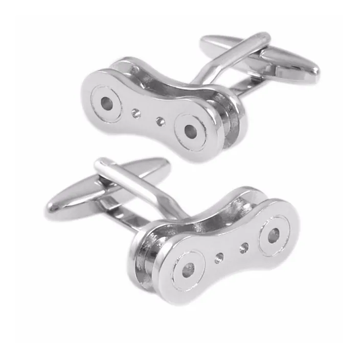 Bicycle chain shape cufflinksCufflinks