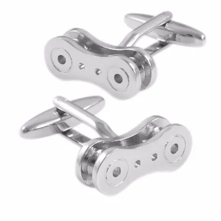 Bicycle chain shape cufflinksCufflinks