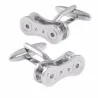 Bicycle chain shape cufflinksCufflinks