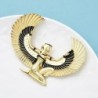 Large Egypt fairy - flying eagle - golden broochBrooches