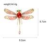 Big crystal dragonfly - broochBrooches