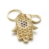 Lucky Fatima hand - crystal keychainKeyrings