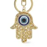 Lucky Fatima hand - crystal keychainKeyrings