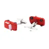 Enamel red car - silver cufflinksCufflinks