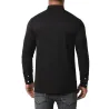 Asymmetrical long sleeve shirt - decorative golden embroideryT-shirts