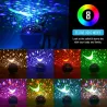 LED night lamp - starry sky projector - rotatable - 3WLights & lighting