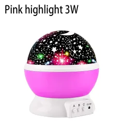 LED night lamp - starry sky projector - rotatable - 3WLights & lighting