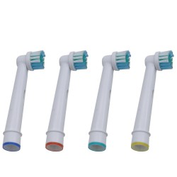 Replacement toothbrush head - for Oral B electric toothbrush - 4 piecesMouth