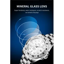 LIGE - stainless steel Quartz watch - waterproof - blackWatches