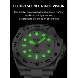 LIGE - stainless steel Quartz watch - waterproof - blackWatches