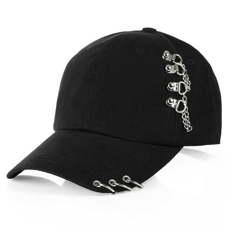 Baseball cap with metal rings - unisexHats & Caps
