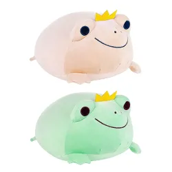Frog with a crown - plush toy / pillowCuddly toys
