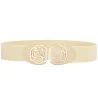 Elastic canvas belt - with decorative metal buckleBelts