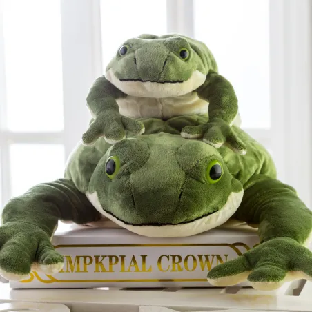 Plush green frog - toyCuddly toys