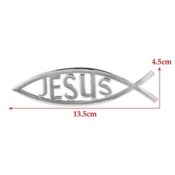 Jesus / fish symbol - car stickerStickers