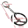 Metal keyring with steering wheelKeyrings