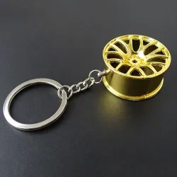 Car wheel rim - keychainKeyrings