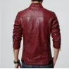 Slim leather jacket - with zippers / pocketsJackets