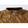 Slim leather jacket - with zippers / pocketsJackets