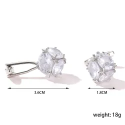 Luxury crystal cufflinksCufflinks