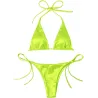 Sexy bikini set - metallic color effectBeachwear