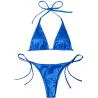 Sexy bikini set - metallic color effectBeachwear