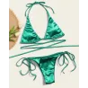 Sexy bikini set - metallic color effectBeachwear