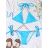Sexy bikini set - with crystal / metal decorationsBeachwear