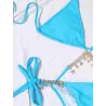 Sexy bikini set - with crystal / metal decorationsBeachwear
