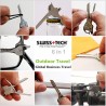 6 in 1 multi functional key - stainless steel multi toolSurvival tools