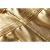 Fashionable shiny metallic pantsPants