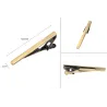 Classic bronze tie clipCufflinks