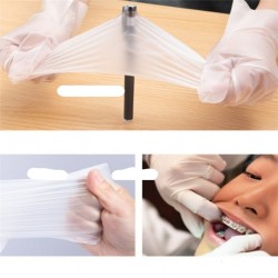 Disposable transparent gloves - for food / medical / surgical use - 100 piecesSkin