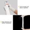 Long disposable nitrile gloves - multipurpose - touch screen function - waterproof - whiteHealth & Beauty